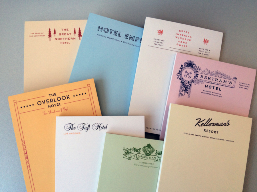Herb Lester's Movie Hotel Notepads