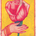 indian matchbook label