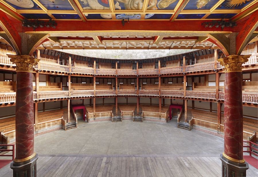 Actors View Shakespeares Globe peter dazeley