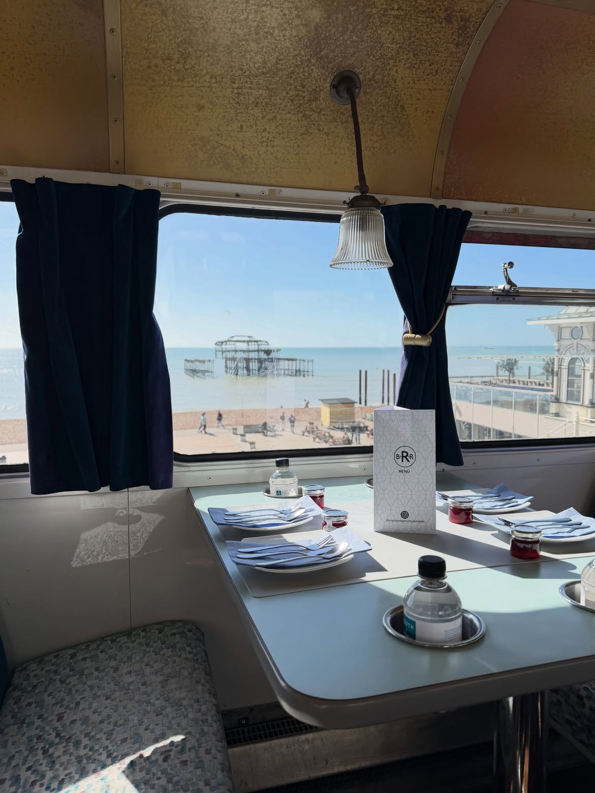 Brighton Regency Routemaster, the setting for afternoon tea bus tours