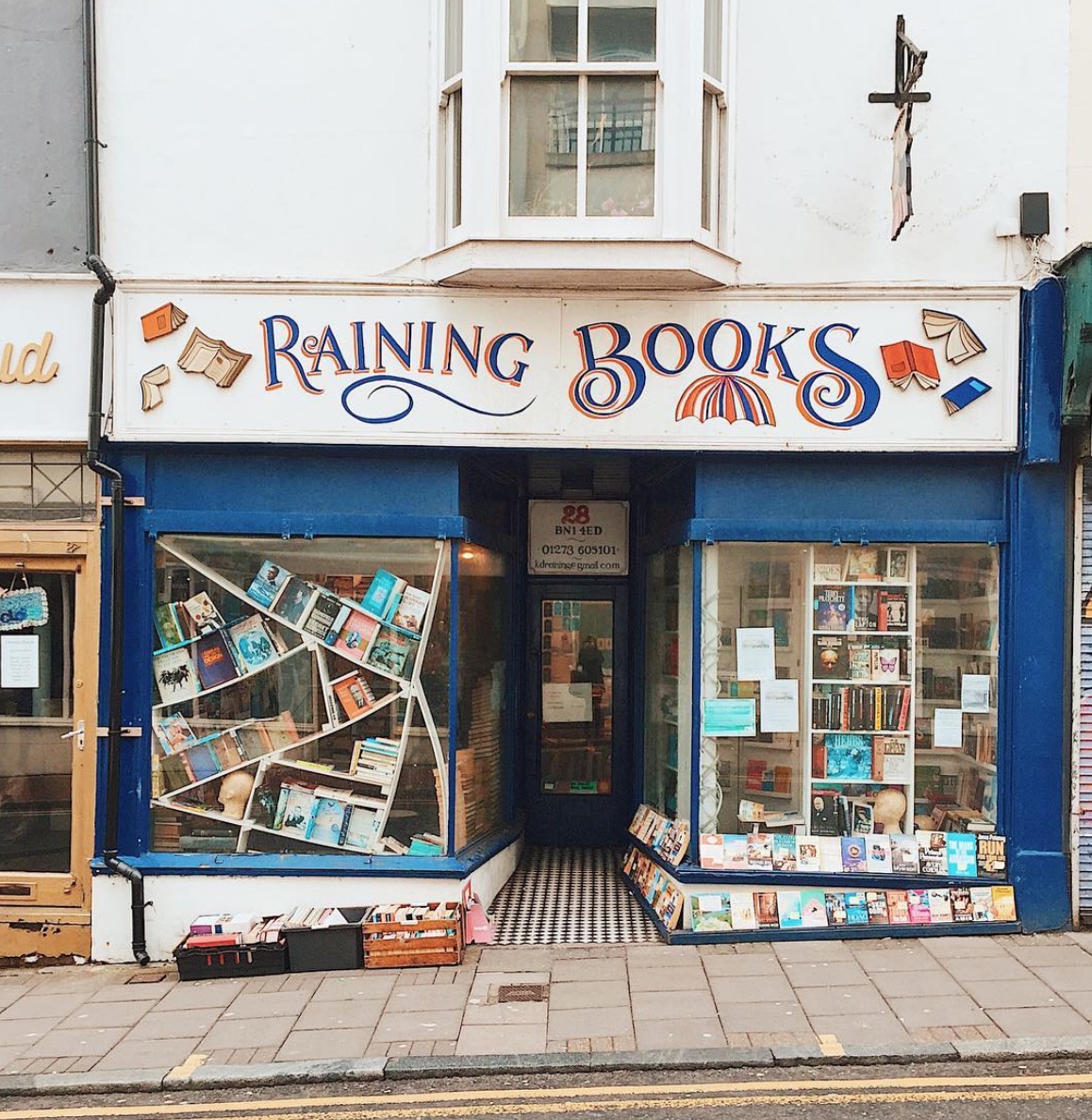raining books brighton