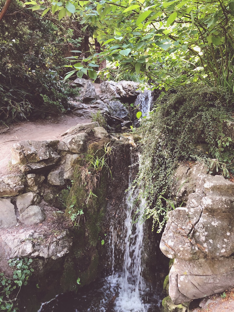preston park rock garden waterfall