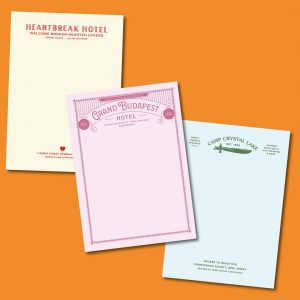 grand budapest hotel notepad