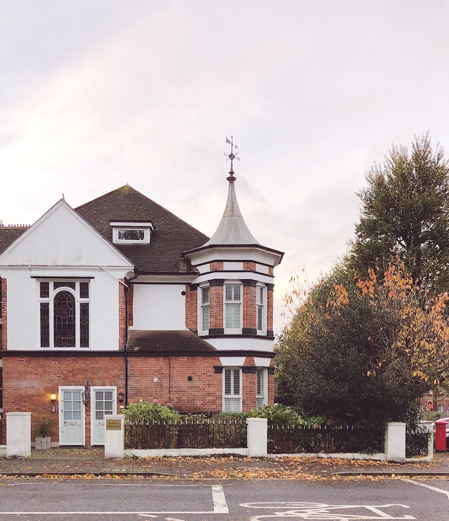 home with turret upper drive hove hidden walk