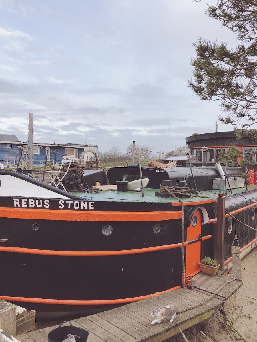 Rebus stone houseboats shoreham secret sussex