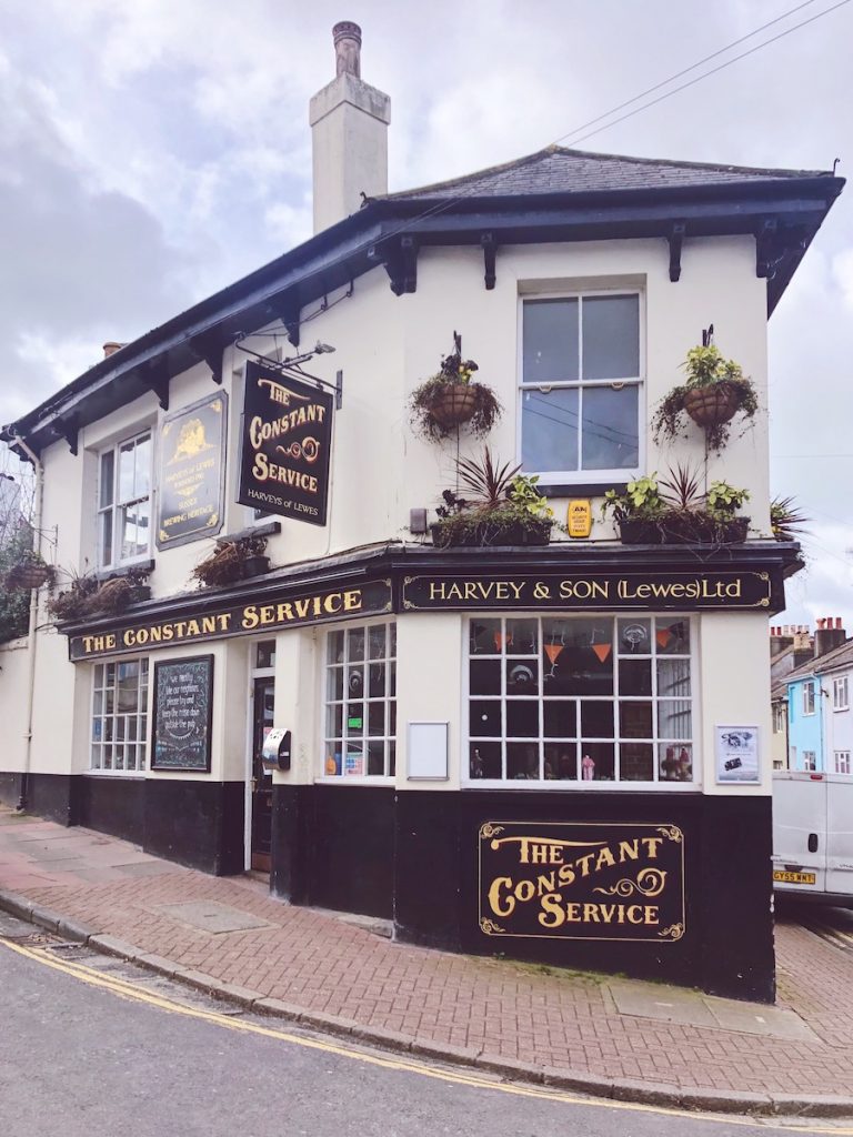 historic pub on a corner of Hanover in Brighton