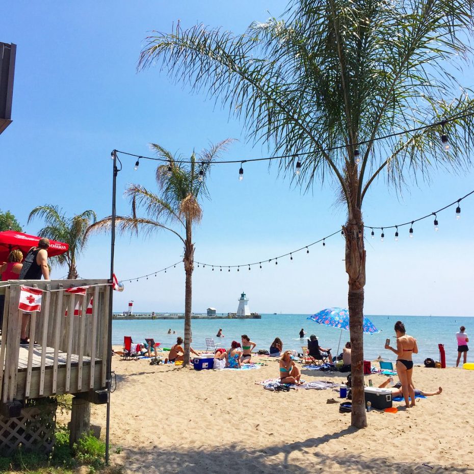 sunny sandy beach