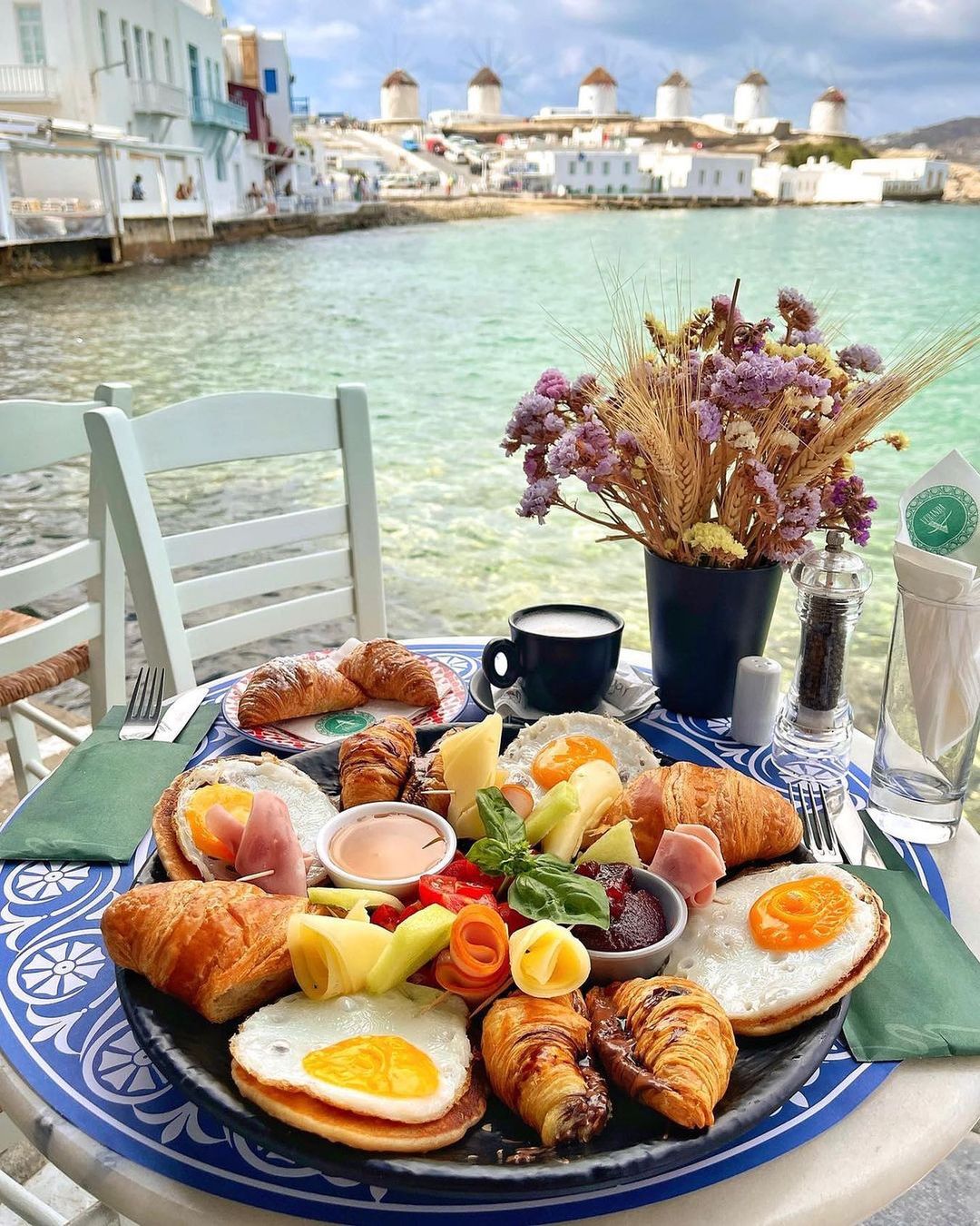 breakfast platter mykonos