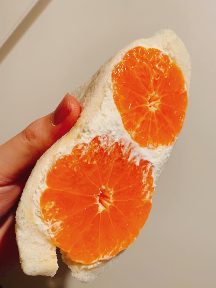 orange sandwich