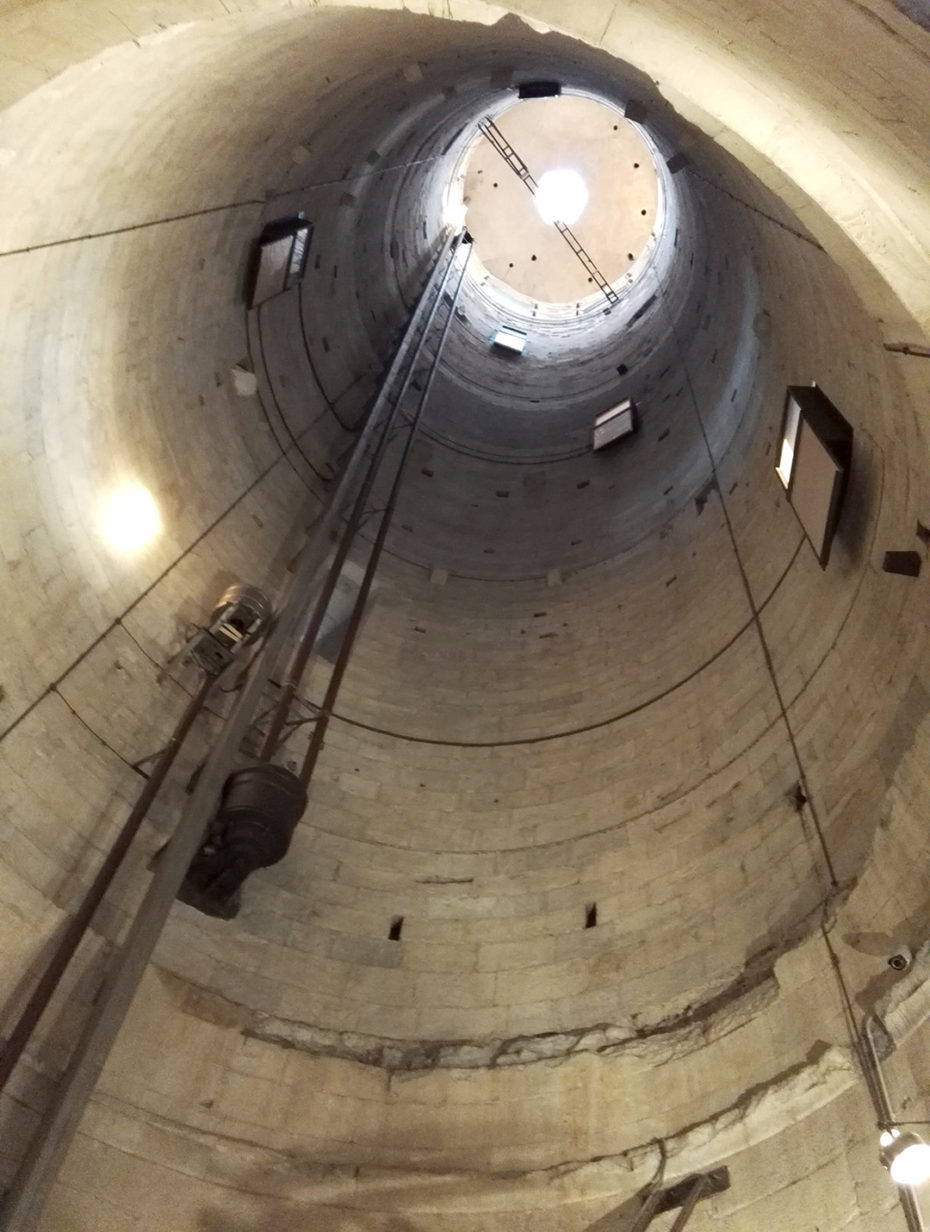 inside a tower