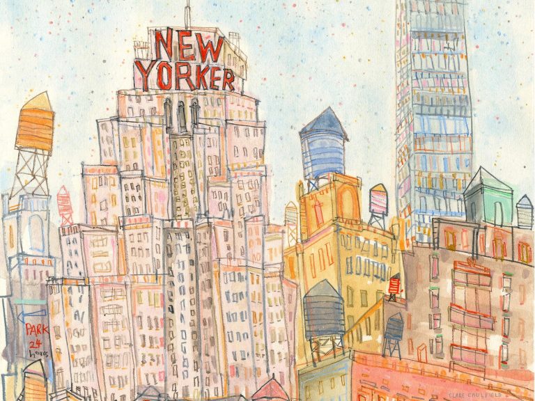 illustration of new york