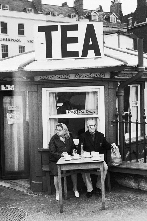couple having tea