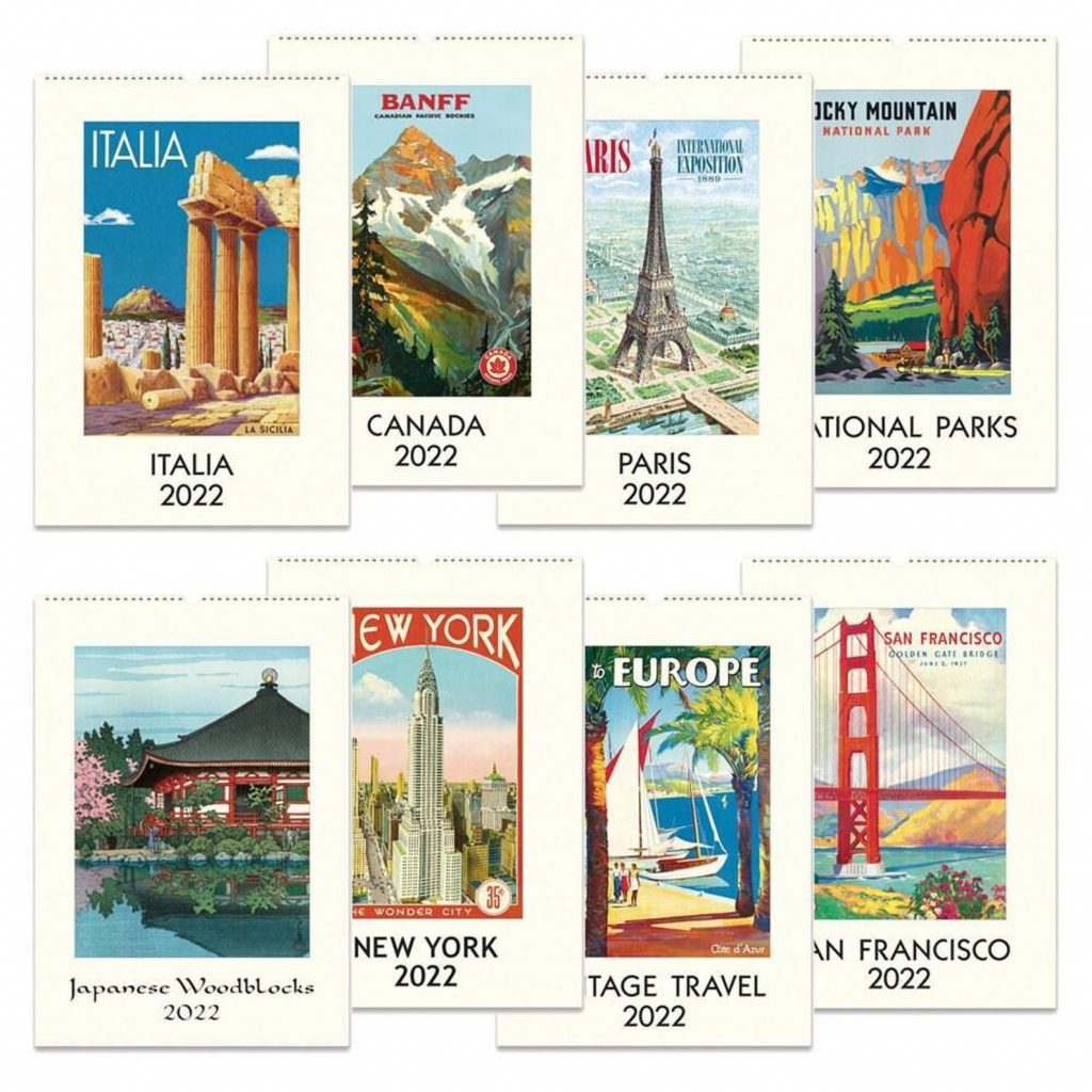2022 travel calendars