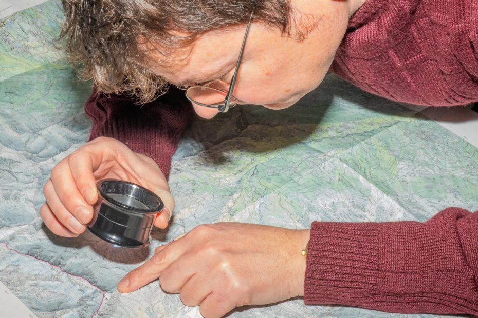 A cartographer at the Federal Office of Topography in Switzerland.