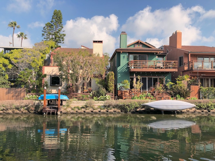 houses along a canal