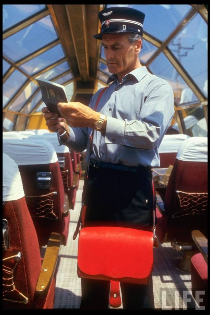 Carlo Bavagnoli Eurailpass 1970