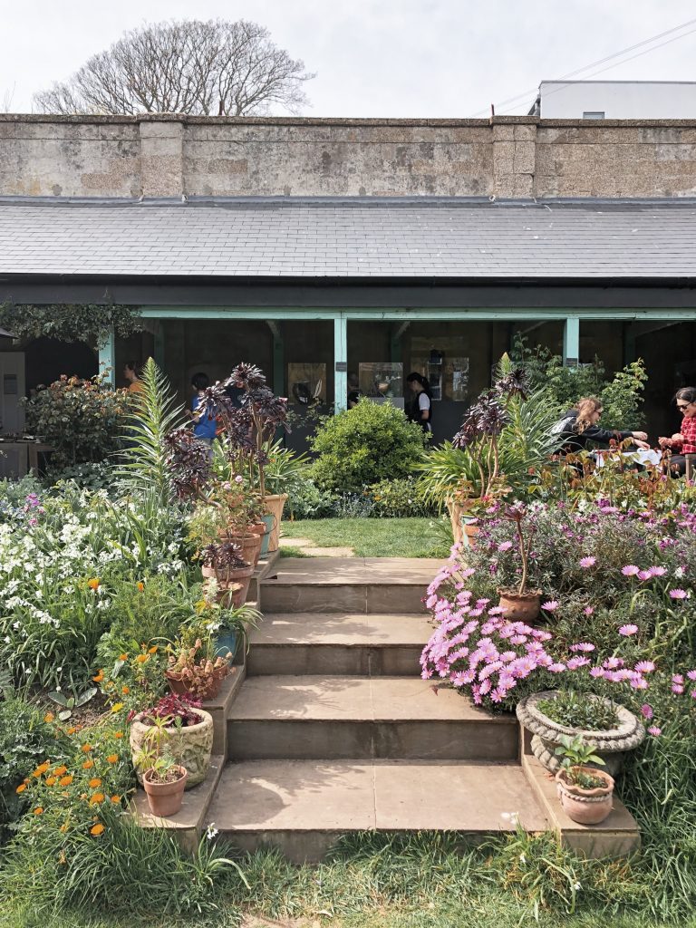 flower lined steps brighton