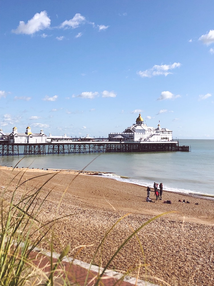 English pier and beach