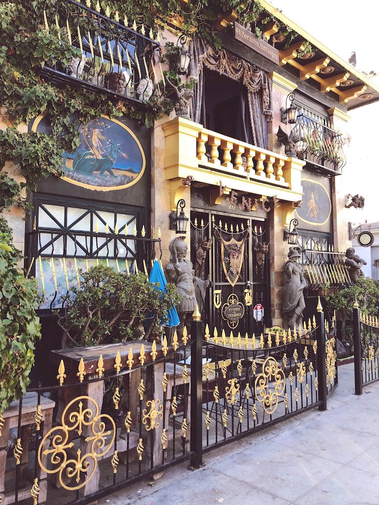 elaborate house exterior