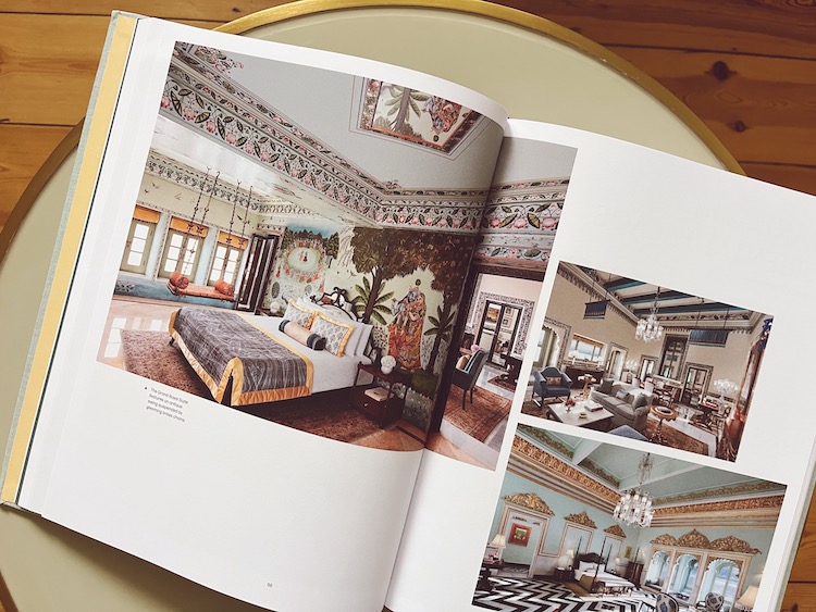 open book on a round table